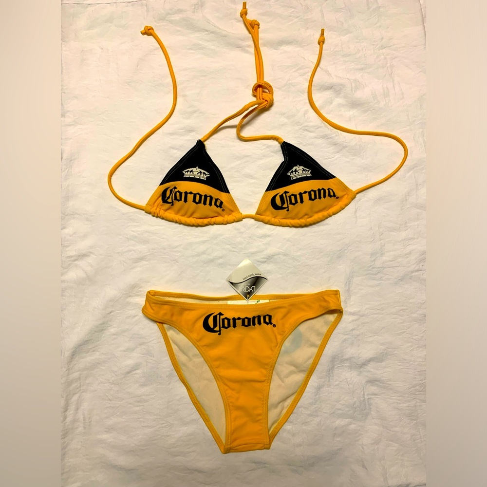 Brand new Corona extra 2 pc swimsuit